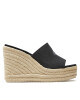 Calvin Klein Jeans Еспадрили Slide Wedge Rope Sandal Ml Btw YW0YW01356 Черен - Mera.bg