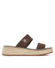 Calvin Klein Jeans Еспадрили Sporty Rope Mg Lth Webbing YW0YW01704 Кафяв - Mera.bg