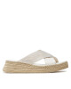 Calvin Klein Jeans Еспадрили Sporty Wedge Rope Sandal Mr YW0YW01364 Бял - Mera.bg