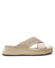 Calvin Klein Jeans Еспадрили Sporty Wedge Rope Sandal Mr YW0YW01364 Бежов - Mera.bg