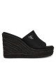 Calvin Klein Jeans Еспадрили Wedge Rope Slide Mg YW0YW01699 Черен - Mera.bg