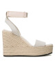 Calvin Klein Jeans Еспадрили Wedge Sandal Su Con YW0YW01026 Ancient White YBH - Mera.bg