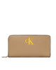 Calvin Klein Jeans Голям дамски портфейл Sleek Zip Around Sold K60K610346 PF2 - Mera.bg