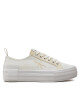 Calvin Klein Jeans Гуменки Bold Vulc Flatf Low Lace Mix Mtl YW0YW01465 Екрю - Mera.bg