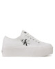 Calvin Klein Jeans Гуменки Cupsole Low Txt YW0YW01033 Бял - Mera.bg