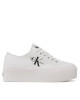 Calvin Klein Jeans Гуменки Cupsole Low Txt YW0YW01033 Бял - Mera.bg