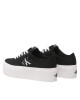 Calvin Klein Jeans Гуменки Flatform+ Cupsole Low Txt YW0YW01033 Черен - Mera.bg