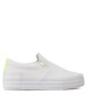 Calvin Klein Jeans Гуменки Vulc Flatf Bold Slipon Fluo Cont YW0YW00905 Бял - Mera.bg