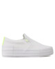 Calvin Klein Jeans Гуменки Vulc Flatf Bold Slipon Fluo Cont YW0YW00905 Бял - Mera.bg