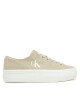 Calvin Klein Jeans Гуменки Vulc Flatform Low Cv Mg YW0YW01763 Бежов - Mera.bg