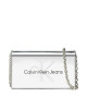 Calvin Klein Jeans Калъф за телефон Sculpted Ew Flap Phone Cb Silver K60K610406 Сребрист - Mera.bg