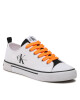 Calvin Klein Jeans Кецове Low Cut Lace-Up Sneaker V3X9-80567-089 S White/Black - Mera.bg