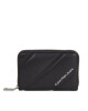 Calvin Klein Jeans Портфейл Quilted Med Zip Around K60K611972 Черен - Mera.bg