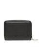 Calvin Klein Jeans Малък дамски портфейл Sculpted Med Zip Around Pipping K60K610353 BDS - Mera.bg