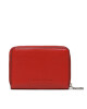Calvin Klein Jeans Малък дамски портфейл Sculpted Med Zip Around Pipping K60K610353 Червен - Mera.bg