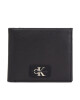 Calvin Klein Jeans Малък мъжки портфейл Tagged Bifold W/Coin K50K510776 BDS - Mera.bg