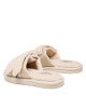 Calvin Klein Jeans Пантофи Home Slide Velcro Shearling YW0YW00861 Eggshell 0GD - Mera.bg
