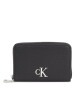 Calvin Klein Jeans Портфейл Minimal Monogram M Zip Around T K60K611970 Черен - Mera.bg
