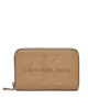 Calvin Klein Jeans Портфейл Zip Around Mono K60K612255 Бежов - Mera.bg