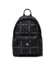 Calvin Klein Jeans Раница City Grid Aop IU0IU00711 Черен - Mera.bg