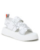 Calvin Klein Jeans Сандали Prefersato Sandal Webb YW0YW01071 Bright White/Reflective Silver - Mera.bg