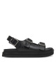 Calvin Klein Jeans Сандали Flat Molded Sandal Buckle YW0YW01785 Черен - Mera.bg