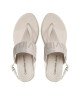 Calvin Klein Jeans Сандали Flat Sandal Toepost Webbing YW0YW00956 Ancient White YBH - Mera.bg