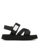 Calvin Klein Jeans Сандали Prefresato Sandal Bagde YW0YW00967 Черен - Mera.bg