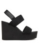 Calvin Klein Jeans Сандали Wedge Sandal Webbing In YW0YW01790 Черен - Mera.bg