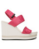 Calvin Klein Jeans Сандали Wedge Sandal Webbing YW0YW00959 Raspberry Sorbet 0J0 - Mera.bg