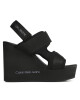 Calvin Klein Jeans Сандали Wedge Sandal Webbing YW0YW01073 Black/Lavender Aura BEH - Mera.bg
