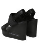 Calvin Klein Jeans Сандали Wedge Sandal Webbing YW0YW01073 Black/Lavender Aura BEH - Mera.bg