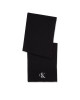 Calvin Klein Jeans Зимен шал Monologo Embro Knit Scarf K60K611262 Black BDS - Mera.bg