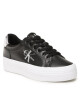 Calvin Klein Jeans Сникърси Vulc Flatform Laceup Lth Refl Wn YW0YW01222 Черен - Mera.bg