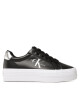 Calvin Klein Jeans Сникърси Vulc Flatform Laceup Lth Refl Wn YW0YW01222 Черен - Mera.bg