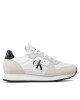 Calvin Klein Jeans Сникърси Runner Sock Laceup Ny-Lth YW0YW00832 Бял - Mera.bg