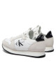 Calvin Klein Jeans Сникърси Runner Sock Laceup Ny-Lth YW0YW00832 Бял - Mera.bg