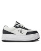 Calvin Klein Jeans Сникърси Bold Flatf Low Lace Mix Ml Fad YW0YW01316 Черен - Mera.bg