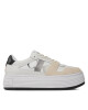 Calvin Klein Jeans Сникърси Bold Flatf Low Lace Mix Nbs Sat YW0YW01308 Бял - Mera.bg