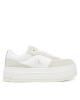 Calvin Klein Jeans Сникърси Bold Flatf Low Lace Mix YW0YW01742 Бял - Mera.bg