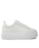 Calvin Klein Jeans Сникърси Bold Flatf Low Laceup Lth In Lum YW0YW01309 Бял - Mera.bg