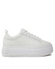Calvin Klein Jeans Сникърси Bold Flatf Low Laceup Lth In Lum YW0YW01309 Бял - Mera.bg