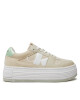 Calvin Klein Jeans Сникърси Bold Platf Low Lace Mix Nbs Mtr YW0YW01482 Екрю - Mera.bg