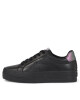 Calvin Klein Jeans Сникърси Bold Vulc Flatf Laceup Lth Wn YW0YW01144 Черен - Mera.bg