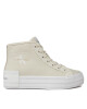 Calvin Klein Jeans Сникърси Bold Vulc Flatf Mid Cs Ml Btw YW0YW01392 Бежов - Mera.bg