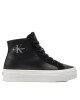Calvin Klein Jeans Сникърси Bold Vulc Flatf Mid Mix Ml Mtr YW0YW01491 Черен - Mera.bg
