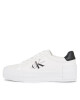Calvin Klein Jeans Сникърси Bold Vulc Flatform Laceup Lth Wn YW0YW00821 Бял - Mera.bg