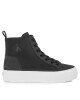 Calvin Klein Jeans Сникърси Bold Vulc Mid Flatform Laceup Wn YW0YW01270 Черен - Mera.bg
