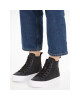Calvin Klein Jeans Сникърси Bold Vulc Mid Flatform Laceup Wn YW0YW01270 Черен - Mera.bg