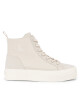Calvin Klein Jeans Сникърси Bold Vulc Mid Flatform Laceup Wn YW0YW01270 Бежов - Mera.bg